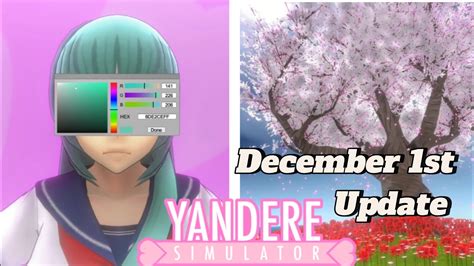 yandere simulator blog|December 1st Update .